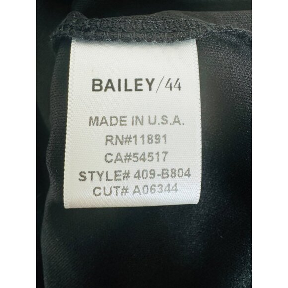 Bailey 44 Medium Black Mesh Long Sleeve Top - Picture 11 of 13